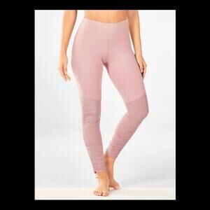 Fabletics Size‎ XXS Cashel Dusty Rose Ruched Athletic Leggings
